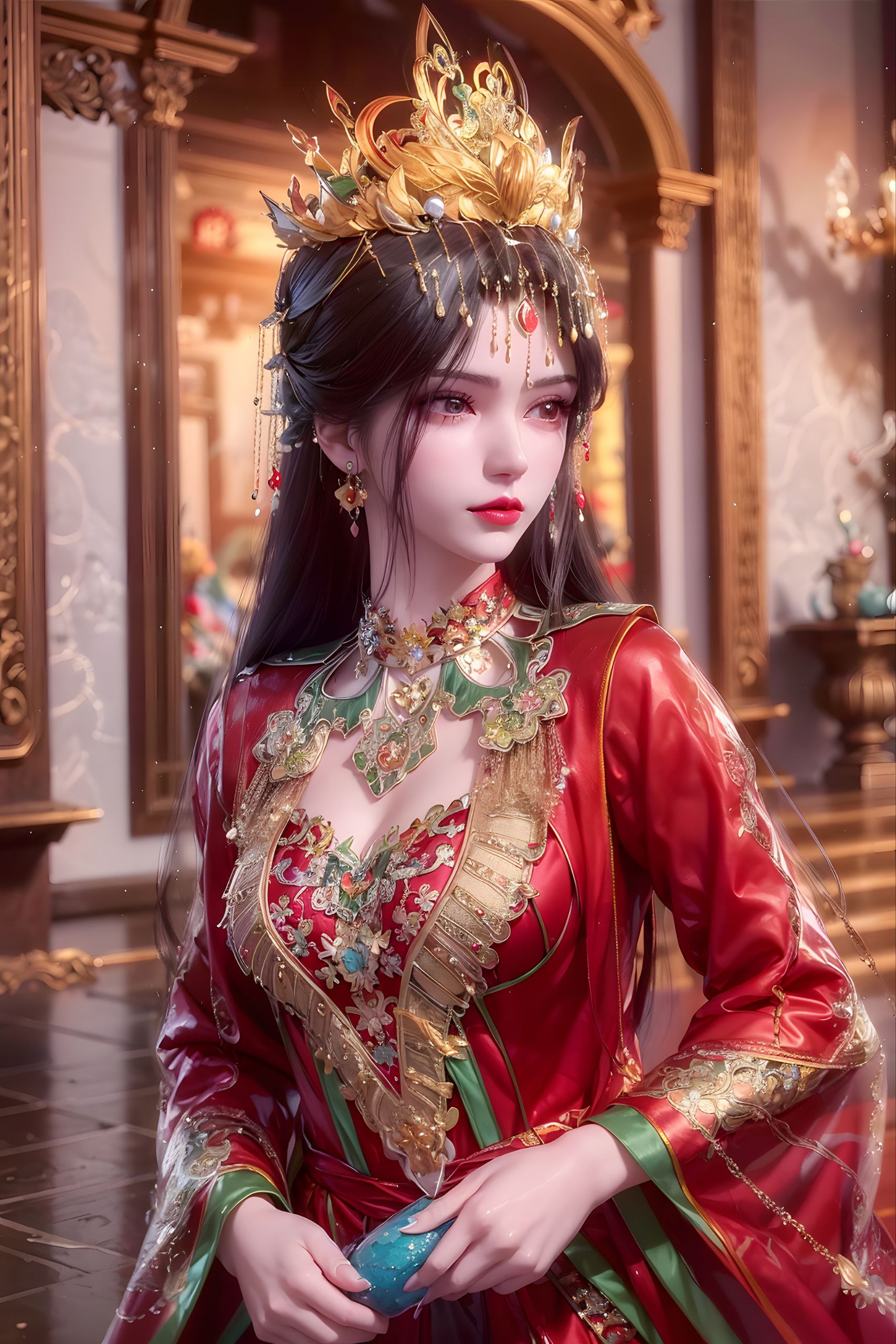 挑选小桃子